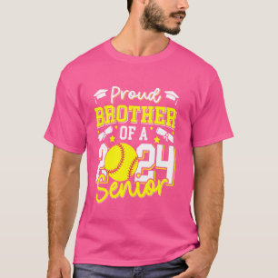 T-shirt Fier Frère D'Un Frère Supérieur 2024 Classe 2024