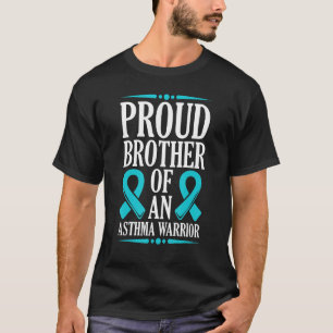 T-shirt Fier Frère D'Un Guerrier De L'Asthme Soutient L'As
