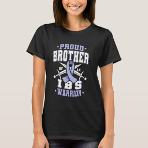 T-shirt Fier Frère D'Un Guerrier IBS Soutien IBS