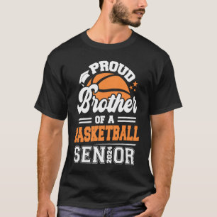 T-shirt Fier Frère D'Un Senior De Basketball 2024 Graduati