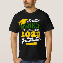 T-shirt Fier FRÈRE d'une classe de 2023 Diplômé moderne