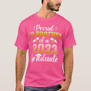 T-shirt Fier frère lil de classe de 2023 diplômé pour gr