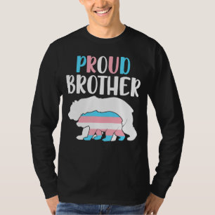 T-shirt Fier Frère Ours Transgenre Jour De Visibilité L