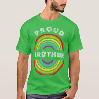 T-shirt Fier frère Pride LGBT LGBTQ T LGBT Supporter P