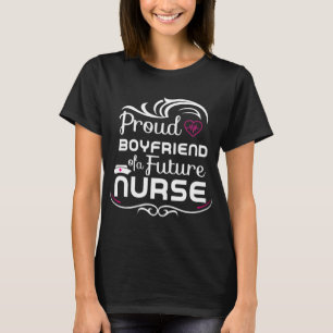 T-shirt Fier Garçon D'Une Future Infirmière Infirmière De