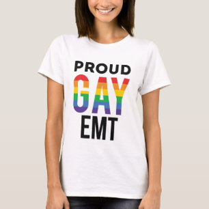 T-shirt Fier Gay EMT Technicien Médicale d'urgence