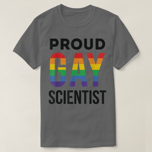 T-shirt Fier Gay Scientifique Rainbow LGBTQ Science Gradua (Design devant)
