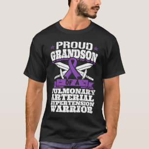 T-shirt Fier Grand-Fils D'Une Hypertension artérielle Pulm