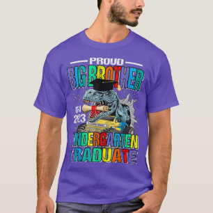 T-shirt Fier Grand Frère D'Un Diplômé De La Maternelle De 
