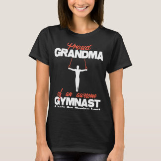 T-shirt Fier grand-mère d'un garçon génial Gymnaste Cercle