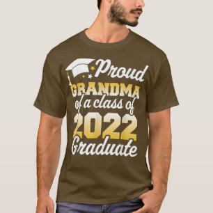 T-shirt Fier Grand-Mère D'Une Classe De 2022 Diplômé Supér