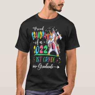 T-shirt Fier Grand-Père D'Une Classe De 2022 1Ème Graduat