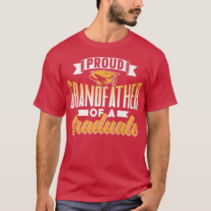 T-shirt Fier Grand-Père D'Une Équipe Diplômée Gr