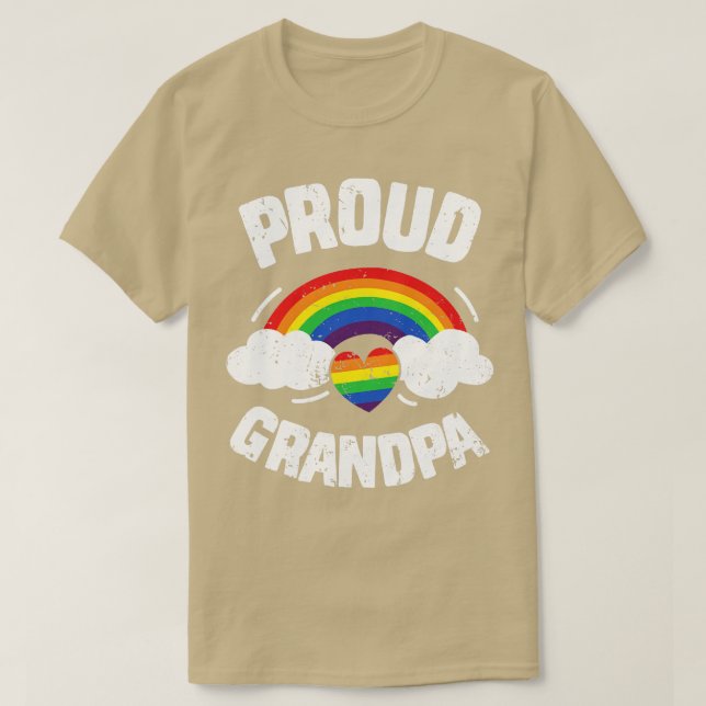 T-shirt Fier grand-père Gay pride LGBT pour Hommes garçons (Design devant)