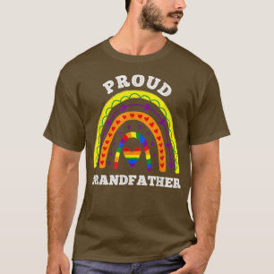 T-shirt Fier grand-père LGBT Gay pride Boho Arc-en-ciel 