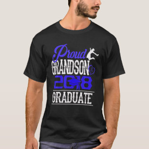 T-shirt Fier GRANDSON D'Un Diplômé De Classe 2020 Ls Tee G