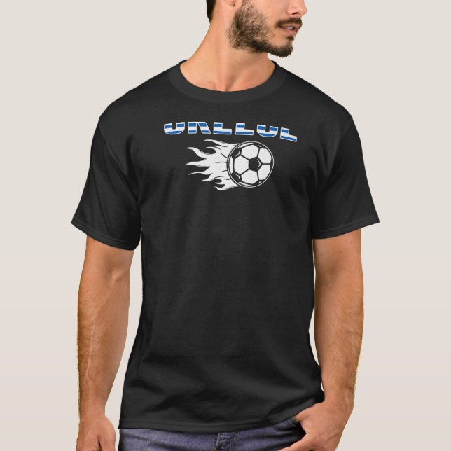 T-shirt Fier Grèce Fans de football Jersey - Drapeau grec  (Devant)