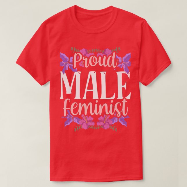T-shirt Fier Homme Feministe Filles Femmes Droits Femme Fe (Design devant)