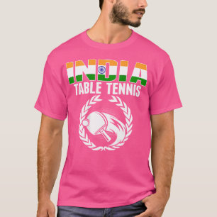 T-shirt Fier Inde tennis de table Fans Jersey Indian Flag 