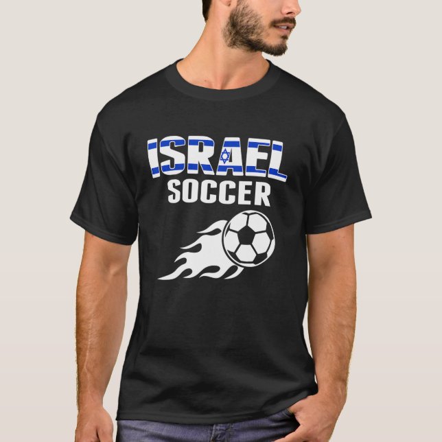 T-shirt Fier Israel Fans de football Jersey Israeli Footba (Devant)