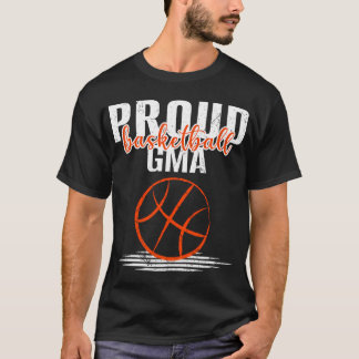 T-shirt Fier Joueur De Basketball Gma Grand-Mère De Basket
