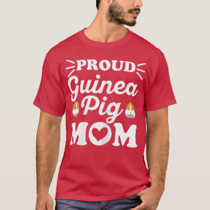 T-shirt Fier les femmes guinéennes Pig Mom Citation pour v