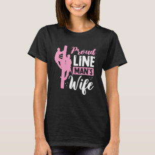 T-shirt Fier Ligne Moyens Femme Câble Électrique Travaille