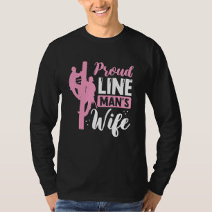 T-shirt Fier Ligne Moyens Femme Câble Électrique Travaille
