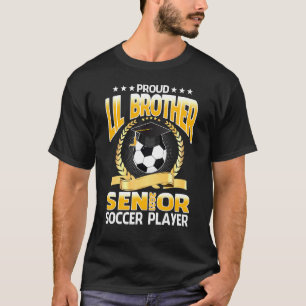 T-shirt Fier Lil Brother Joueur de football senior 2021