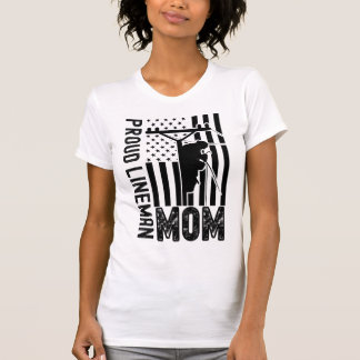 T-shirt Fier Lineman maman