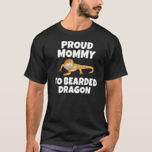 T-shirt Fier Maman À Gardien De Reptile Dragon Porté