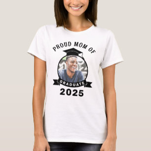 T-shirt Fier maman de 2025 Graduate