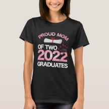 Fier Maman De Deux Diplômés 2022 Twin Mama Senior 