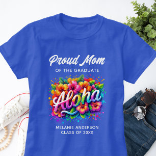 T-shirt "Fier Maman du Diplôme" Aloha Graduation