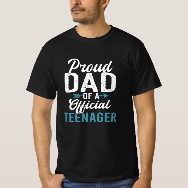 T-shirt  Fier Maman d'un adolescent officiel - 13e anniver (Devant)