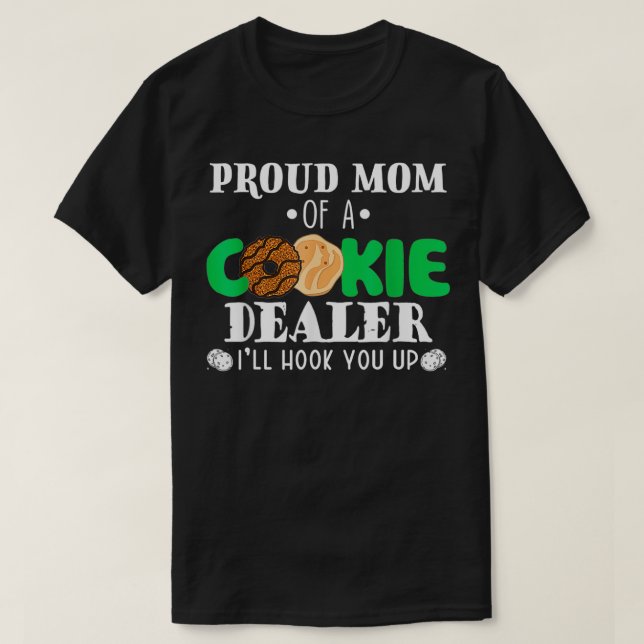 T-shirt Fier Maman D'Un Chef De Troupe De Distributeur De  (Design devant)