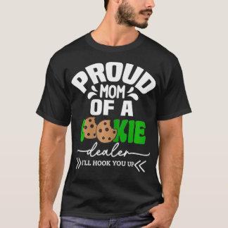 T-shirt Fier Maman D'Un Concessionnaire De Cookie Scout Gi