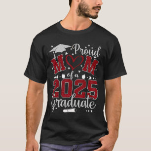 T-shirt Fier Maman D'Un Diplômé 2025 Cl Graduation Senior