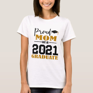 T-shirt Fier maman d'un diplômé de 2021