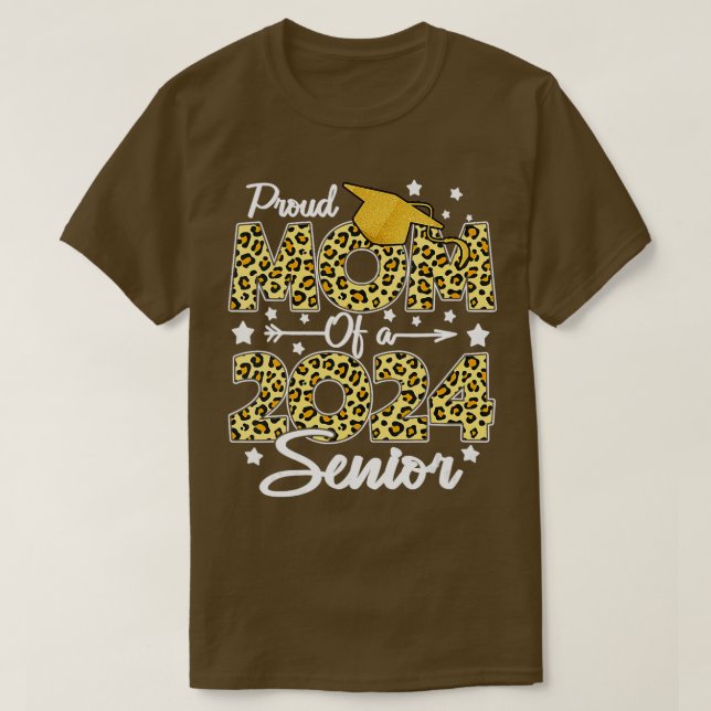 T-shirt Fier Maman D'Un Diplômé De 2024 Pour Diplôme D'Étu (Design devant)