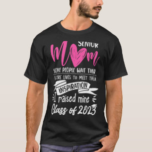 T-shirt Fier Maman D'Un Diplôme Supérieur 2023 Maman Supér
