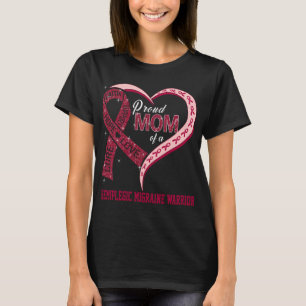 T-shirt Fier Maman D'Un Guerrier Hémiplégique De Migraine
