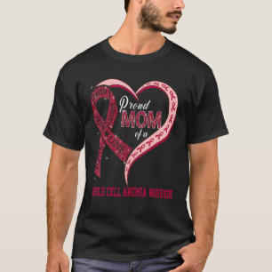T-shirt Fier Maman D'Une Cellule De Faucille Anémie Guerri