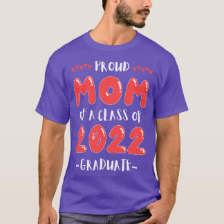 T-shirt Fier maman d'une classe de 2022 Graduate