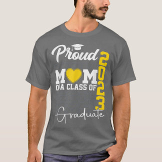 T-shirt Fier Maman D'Une Classe De 2023 Diplômé Senior 23 