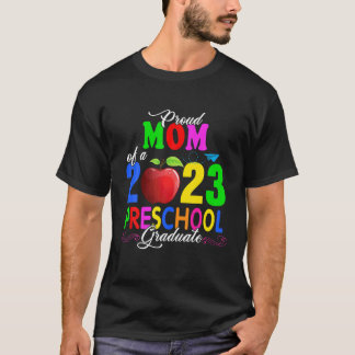 T-shirt Fier Maman d'une mère de 2023 de l'école maternell