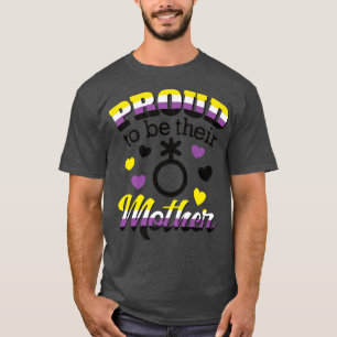 T-shirt Fier Maman Enfant non binaire LGBTQ Indicateur Non