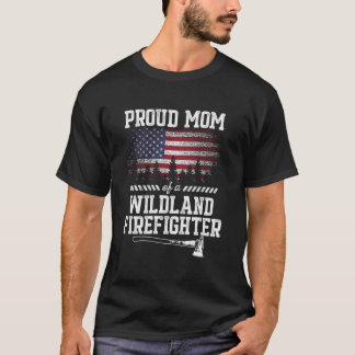 T-shirt Fier Maman Wildland pompier