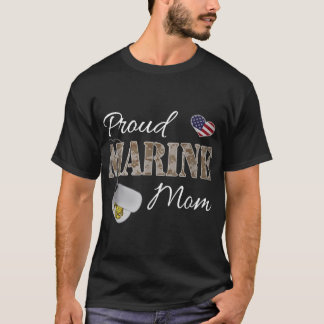 T-shirt Fier Marine Maman
