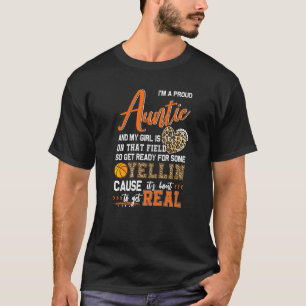 T-shirt Fier match de basket-ball des filles de basket-bal
